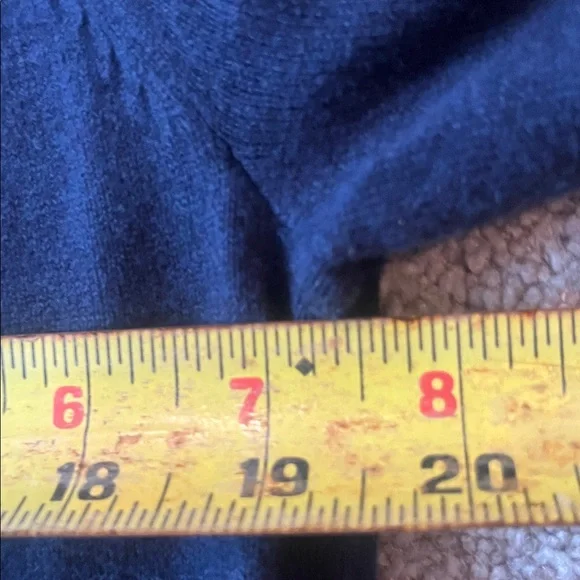 J. Crew Navy Cotton/Cashmere Blend Crewneck Sweater Size M - Picture 8 of 9